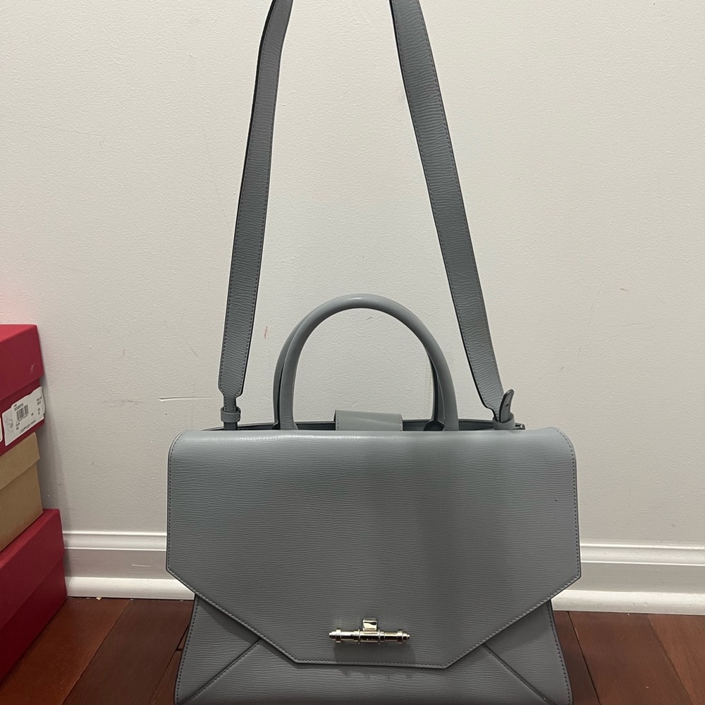 Givenchy Obsedia Grained Leather Medium Satchel I… - image 3